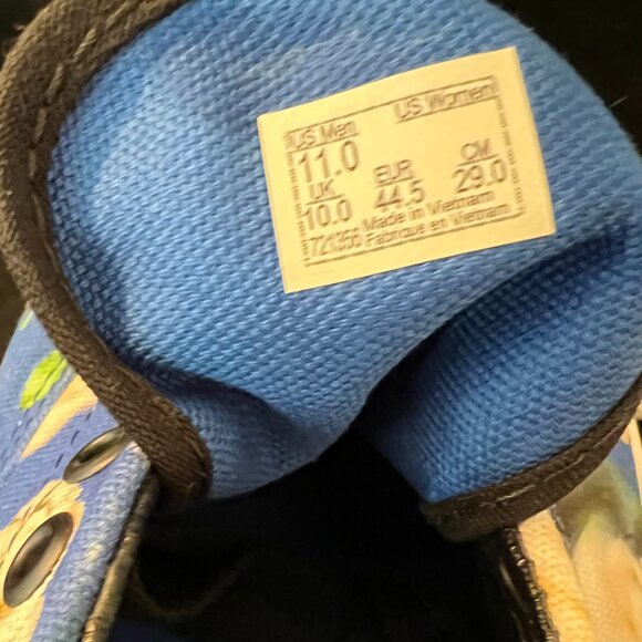 Vans Skate Authentic Blue Canvas Lace Up Lifestyle Sneakers NWT M 11 - Picture 5 of 6